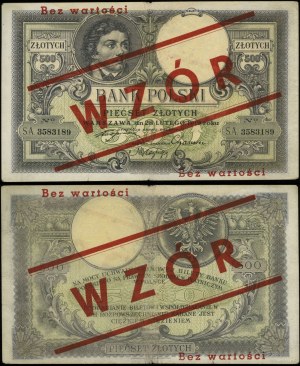 Pologne, 500 zlotys, 28.02.1919
