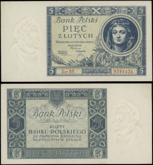 Pologne, 5 zloty, 2.01.1930