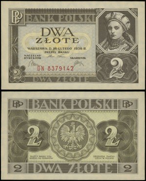 Pologne, 2 zlotys, 26.02.1936