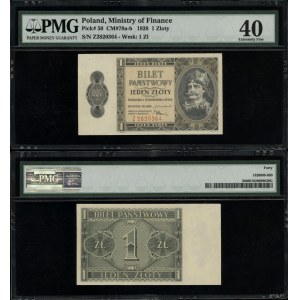 Polska, 1 złoty, 1.10.1938