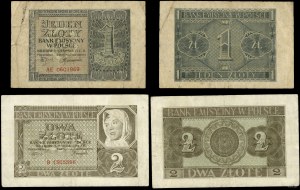 Poland, set of 2 banknotes, 1940-1941