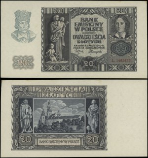 Polsko, 20 zlotých, 1.03.1940