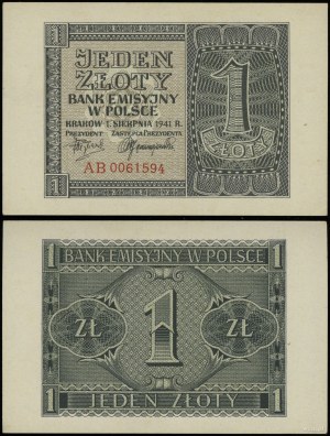 Poland, 1 zloty, 1.08.1941