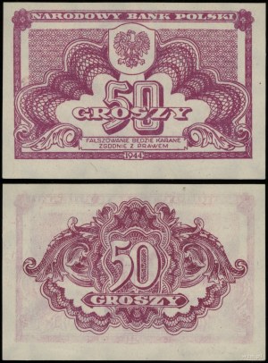 Poland, 50 pennies, 1944