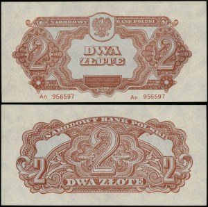 Poland, 2 zloty, 1944