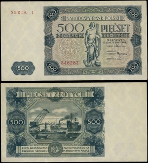 Pologne, 500 zloty, 15.07.1947