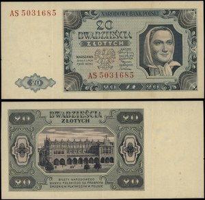 Poland, 20 zloty, 1.07.1948