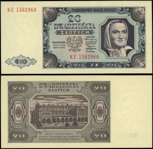 Poland, 20 zloty, 1.07.1948