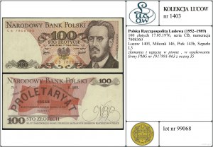 Polsko, 100 zlotých, 17.05.1976