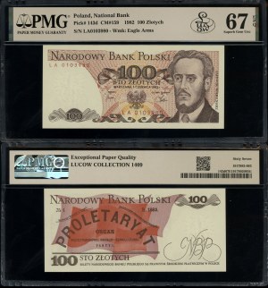 Polsko, 100 zlotých, 1.06.1982