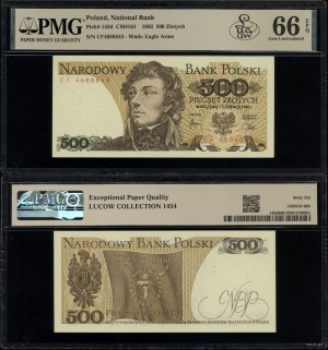 Pologne, 500 PLN, 1.06.1982