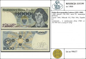 Poland, 1,000 zloty, 1.06.1982