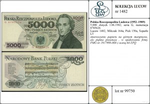 Polsko, 5.000 PLN, 1.06.1982