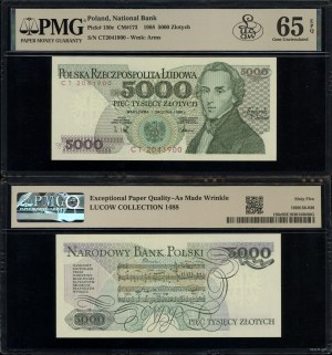 Poland, 5,000 zloty, 1.12.1988