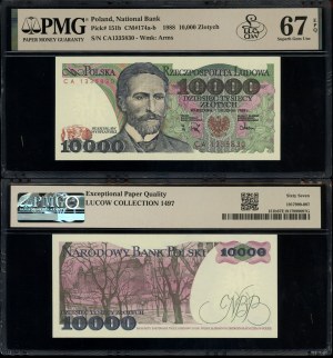 Poland, 10,000 zloty, 1.12.1988