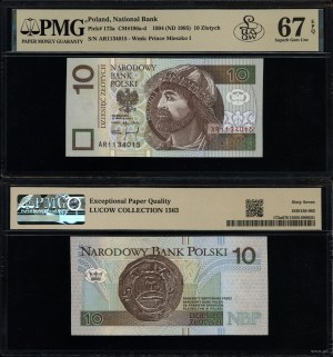 Poland, 10 zloty, 25.03.1994