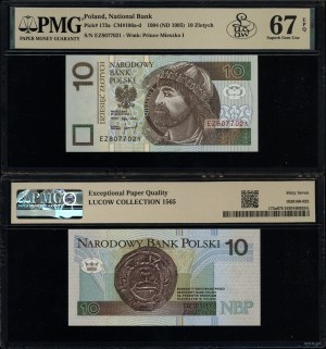 Polsko, 10 zlotých, 25.03.1994