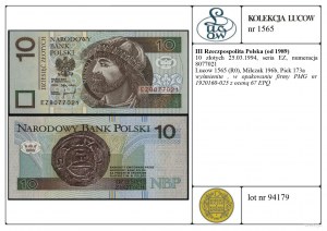 Polsko, 10 zlotých, 25.03.1994