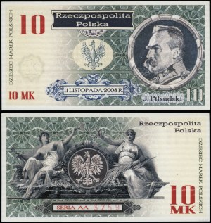 Poland, voucher for 10 Polish marks = 10 zlotys, 11.11.2008, valid until 31.01.2009