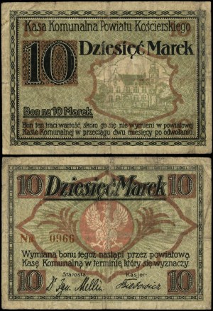 Západní Prusko, poukázka na 10 marek, bez data (1920)