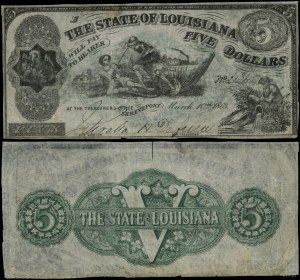 United States of America (USA), $5, 10.03.1863
