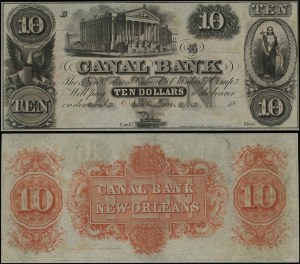 United States of America (USA), $10 blanco, 18...(1950s')