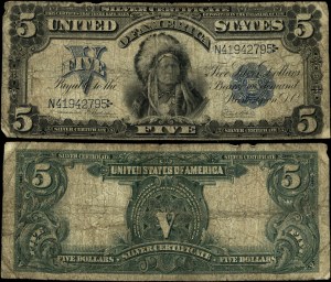 United States of America (USA), $5, 1899