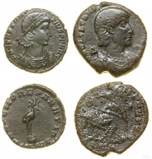 Roman Empire, 2 x follis, Constantinople