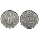 Polska, 1 złoty, 1929, Warszawa