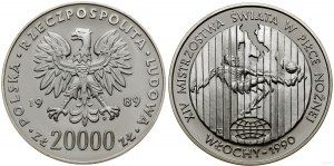 Pologne, 20.000 PLN, 1989, Varsovie
