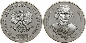 Pologne, 200 zloty, 1981, Varsovie