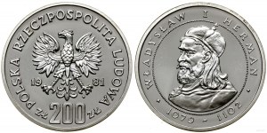 Pologne, 200 zloty, 1981, Varsovie