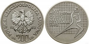 Pologne, 200 zloty, 1982, Varsovie