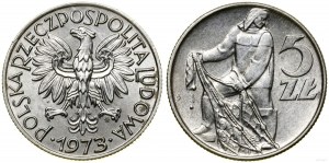 Polsko, 5 zlotých, 1973, Varšava