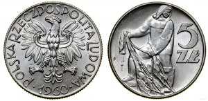Polsko, 5 zlotých, 1960, Varšava