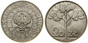 Pologne, 20 zloty, 1973, Varsovie