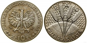 Pologne, 10 zloty, 1971, Varsovie