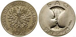 Pologne, 10 zloty, 1971, Varsovie