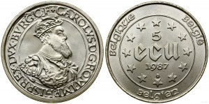 Belgium, 5 ecu, 1987, Brussels