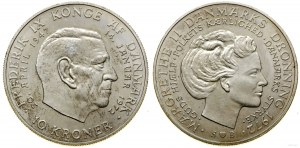 Danimarca, 10 corone, 1972, Copenhagen