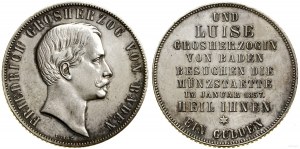 Germany, guilder, 1857