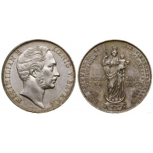 Niemcy, 2 guldeny (Doppelgulden), 1855, Monachium