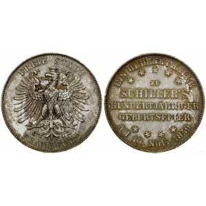Niemcy, talar, 1859, Frankfurt