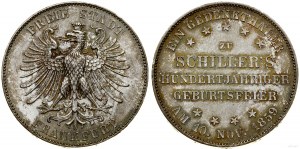 Germania, tallero, 1859, Francoforte