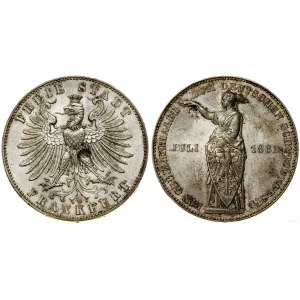 Niemcy, talar, 1862, Frankfurt
