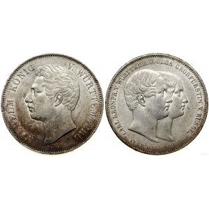 Niemcy, dwutalar = 3 1/2 guldena, 1846, Stuttgart