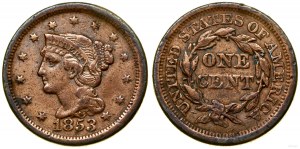 Stany Zjednoczone Ameryki (USA), 1 cent, 1853, Filadelfia