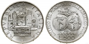 Italia, 500 lire, 1985 R, Roma