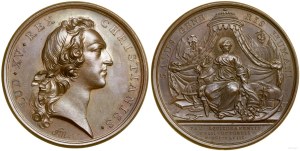 Francia, medaglia commemorativa, 1748