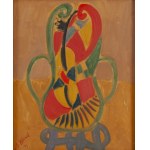 Maurice Blond (1899 Lodz - 1974 Clamart, France), Chair with Violin ("Chaise avec Violon"), 1971.